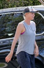 CHARLIZE THERON Out and About in Los Angeles 03/03/2017