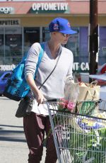 CHARLIZE THERON Shopping at Whole Foods in West Hollywood 03/06/2017