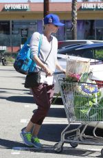 CHARLIZE THERON Shopping at Whole Foods in West Hollywood 03/06/2017