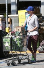 CHARLIZE THERON Shopping at Whole Foods in West Hollywood 03/06/2017