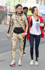 CHARLOTTE CROSBY Out and About in London 03/04/2017
