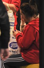 CHARLOTTE CROSBY Out and About in London 03/04/2017