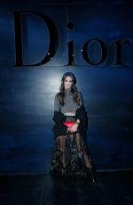 CHARLOTTE LE BON at Christian Dior Fashion Show in Paris 03/03/2017