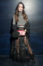 CHARLOTTE LE BON at Christian Dior Fashion Show in Paris 03/03/2017