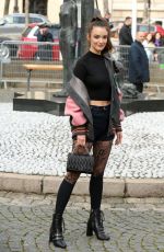 CHARLOTTE LE BON at Miu Miu Fashion Show at Paris Fashion Week 03/07/2017