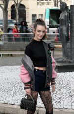 CHARLOTTE LE BON at Miu Miu Fashion Show at Paris Fashion Week 03/07/2017