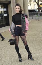 CHARLOTTE LE BON at Miu Miu Fashion Show at Paris Fashion Week 03/07/2017