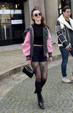 CHARLOTTE LE BON at Miu Miu Fashion Show at Paris Fashion Week 03/07/2017