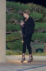 CHARLOTTE MCKINNEY Leaves Nobu in Malibu 03/22/2017