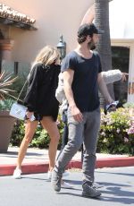 CHARLOTTE MCKINNEY Leaves Olo Restaurant in Malibu 03/26/2017