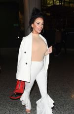 CHELSEA HEALEY Arrives at Manchester Arena in Manchester 03/04/2017