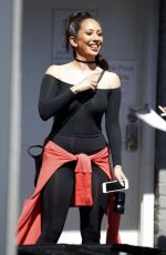 CHERYL BURKE Arrives at a Dance Studio in Los Angeles 03/29/2017