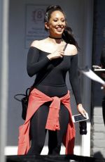 CHERYL BURKE Arrives at a Dance Studio in Los Angeles 03/29/2017