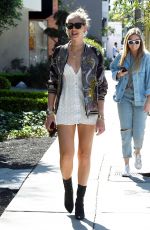 CHIARA FERRAGNI Arrives at Cafe Zinque in West Hollywood 03/28/2017
