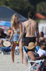 CHIARA FERRAGNI on the Beach in Miami 03/21/2017