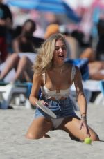 CHIARA FERRAGNI on the Beach in Miami 03/21/2017