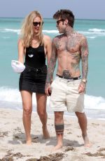 CHIARA FERRAGNI on the Beach in Miami 03/25/2017
