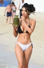 CHLOE KHAN in Bikini on he Beach in Dubai 03/23/2017