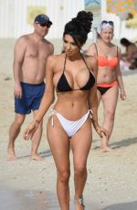 CHLOE KHAN in Bikini on he Beach in Dubai 03/23/2017