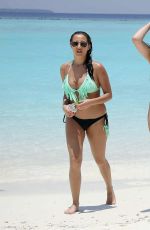 CHLOE, LAURYN and AMELIA GOODMAN on the Beach in Maldives 03/30/2017