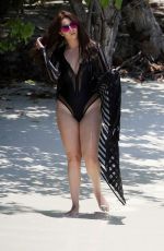 CHLOE, LAURYN and AMELIA GOODMAN on the Beach in Maldives 03/30/2017