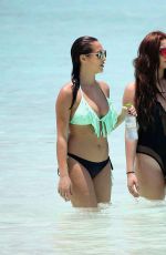 CHLOE, LAURYN and AMELIA GOODMAN on the Beach in Maldives 03/30/2017