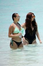 CHLOE, LAURYN and AMELIA GOODMAN on the Beach in Maldives 03/30/2017
