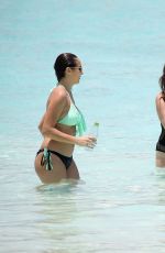 CHLOE, LAURYN and AMELIA GOODMAN on the Beach in Maldives 03/30/2017