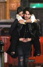 CHLOE LEWIS Out with Her Boyfriend in London 03/04/2017