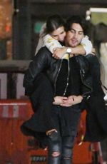 CHLOE LEWIS Out with Her Boyfriend in London 03/04/2017