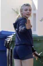 CHLOE MORETZ in Shorts Out in Los Angeles 03/28/2017
