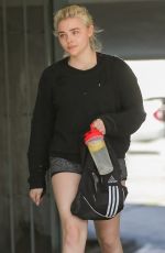 CHLOE MORETZ Leaves a Gym in West Hollywood 03/29/2017