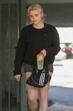 CHLOE MORETZ Leaves a Gym in West Hollywood 03/29/2017