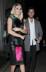 CHLOE SIMS Leaves Nobu Restaurant in London 03/15/2017