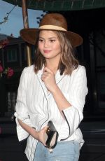 CHRISSY TEIGEN Arrives at Madeo Restaurant in LA 03/24/2017