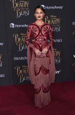 CHRISSY TEIGEN at Beauty and the Beast Premiere in Los Angeles 03/02/2017