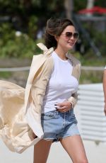 CHRISSY TEIGEN Out on the Beach in Miami 03/04/2017