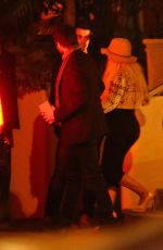 CHRISTINA AGUILERA Leaves a Party at Sunset Hotel in West Hollywood 03/06/2017 