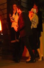 CHRISTINA AGUILERA Leaves a Party at Sunset Hotel in West Hollywood 03/06/2017 