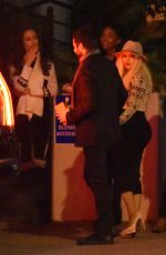 CHRISTINA AGUILERA Leaves a Party at Sunset Hotel in West Hollywood 03/06/2017 