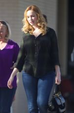 CHRISTINA HENDRICKS Out in Atlanta 03/26/2017