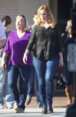 CHRISTINA HENDRICKS Out in Atlanta 03/26/2017