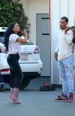 CHRISTINA MILIAN and MC Harvey at a Dance Studio in Los Angeles 03/29/2017