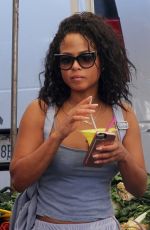 CHRISTINA MILIAN Shopping at Farmers Market in Studio City 03/12/2017