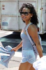 CHRISTINA MILIAN Shopping at Farmers Market in Studio City 03/12/2017