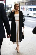CHRISTINE EVANGELISTA Arrivees at Four Seasons Hotel in New York 03/02/2017