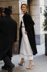 CHRISTINE EVANGELISTA Arrivees at Four Seasons Hotel in New York 03/02/2017