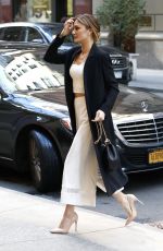 CHRISTINE EVANGELISTA Arrivees at Four Seasons Hotel in New York 03/02/2017