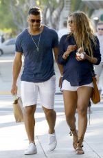 CIARA and Russell Wilson Out Shopping in West Hollywood 03/11/2017
