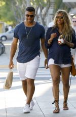 CIARA and Russell Wilson Out Shopping in West Hollywood 03/11/2017